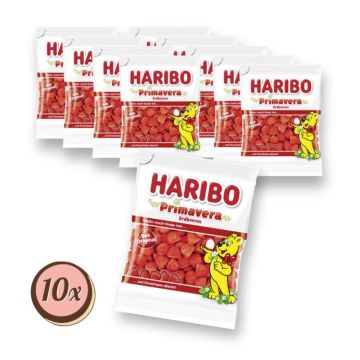 Multipack: 10x Haribo Primavera Erdbeeren à 175g