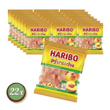 Multipack: 22x Haribo Pfirsiche à 175g