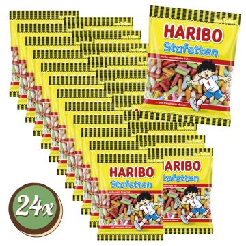 Multipack: 24x Haribo Stafetten à 160g