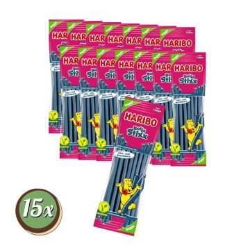 Multipack: 15x Haribo Balla Stixx Him-Bromb. à 200g