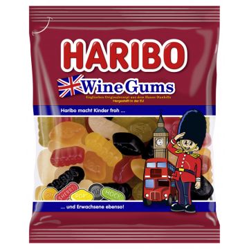 Haribo Englisches Weingummi Wine Gums 175 g