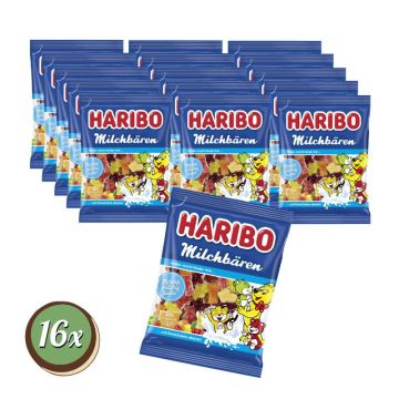 Multipack: 16x Haribo Milchbären à 160g