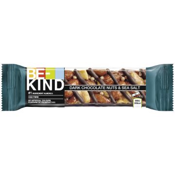 BE-KIND® Dark Chocolate Nuts & SeaSalt 40g