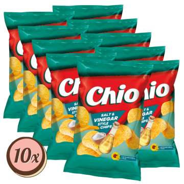 Multipack: 10x Chio Chips Salt & Vinegar Style à 150g