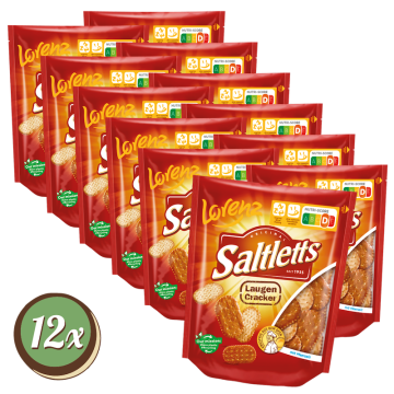 Multipack: 12x Lorenz Saltletts LaugenCracker à 150g