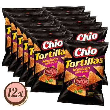 Multipack: 12x Chio Tortillas Mexican BBQ Style à 110g