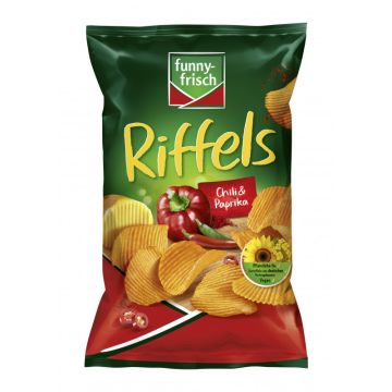 Funny Frisch Riffels Chili & Paprika 150g