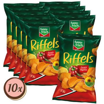 Multipack: 10x Riffels Chili & Paprika à 150g