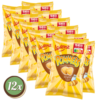 Multipack: 12x Lorenz Pommels Original à 75g