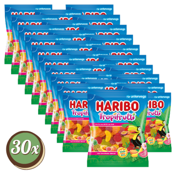 Multipack: 30x Haribo Tropifrutti à 100g