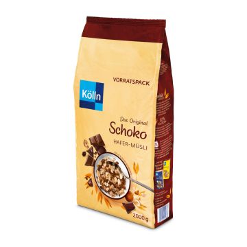 Kölln Schoko Hafer-Müsli 2000g mit 20 % feiner Schokolade