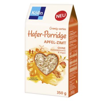 Kölln Cremig-zartes Hafer-Porridge Apfel-Zimt 350g