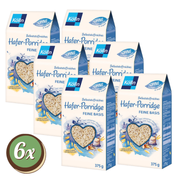 Multipack: 6x Kölln Hafer-Porridge Feine Basis á 375g