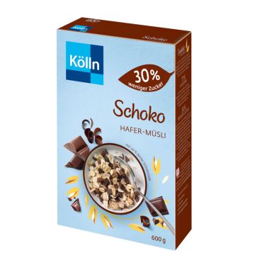 Kölln Schoko Hafer-Müsli 30% weniger Zucker 600g