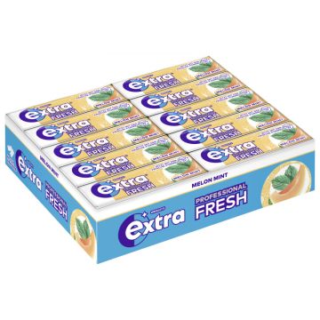 Multipack: 30x Wrigley's EXTRA® PROFESSIONAL Fresh Melon Mint à 10 Dragees