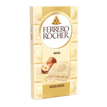 Kurzes MHD: Ferrero Rocher Tafel Weiss 90g