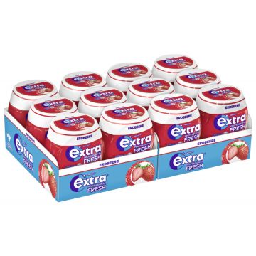 Multipack: 12x Wrigley's EXTRA® PROFESSIONAL Fresh Dose Erdbeere à 50 Dragees