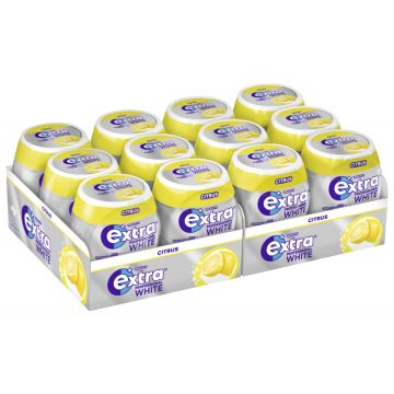 Multipack: 12x Wrigley's EXTRA® PROFESSIONAL White Dose Citrus à 50 Dragees