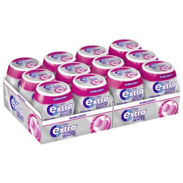 Multipack: Wrigley's 12x EXTRA® PROFESSIONAL White Dose Bubblemint à 50 Dragees