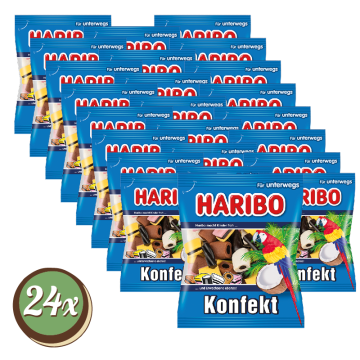 Multipack: 24x Haribo Lakritz Konfekt á 100g