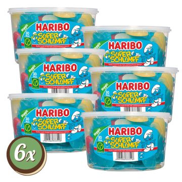 Multipack: 6x Haribo Super-Schlumpf à 1,440kg