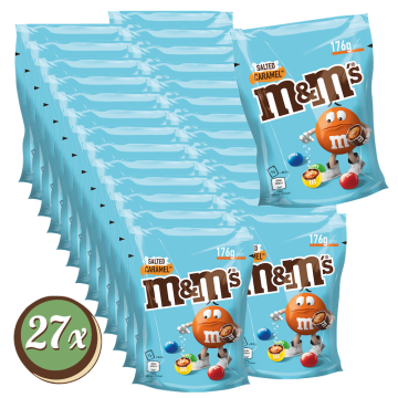 Multipack: 27x M&M'S® Salted Caramel á 176g