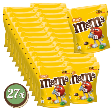 Multipack: 27x M&M'S® Peanut á 250g