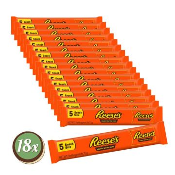 Multipack: 18x Reese´s Erdnussbutter 5er Snack 77g