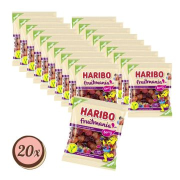 Multipack: 20x Haribo Fruitmania Berry à 160g