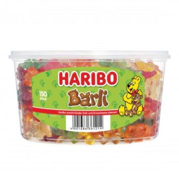 Haribo Fruchtgummi Baerli Dose 150 St = 1200g