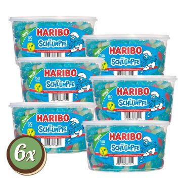 Multipack: 6x Haribo Schlümpfe à 1,350kg