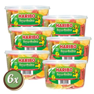 Multipack: 6x Haribo Super Gurken à 1,350kg