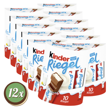 Multipack: 28x Ferrero Kinder Riegel á 10 Stck. (28x 210g Packung)