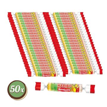 Multipack: 50x Haribo Roulette à 25g