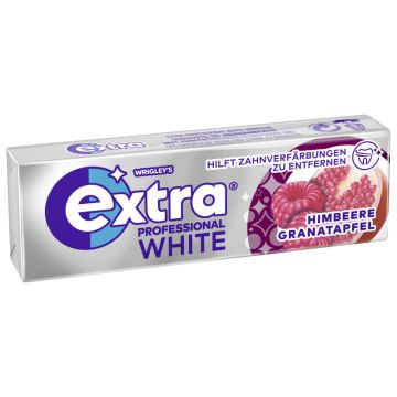 Wrigley's EXTRA® PROFESSIONAL White Himbeere Granatapfel 10 Dragees