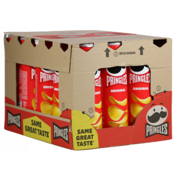 Multipack: 19x Pringles Original gesalzene Stapelchips je 200g