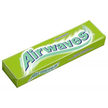 Knapp übers MHD: AIRWAVES® Lime & Ginger Dragees 16,8g