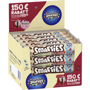 Multipack: 20x Smarties White Riesenrolle à 120g