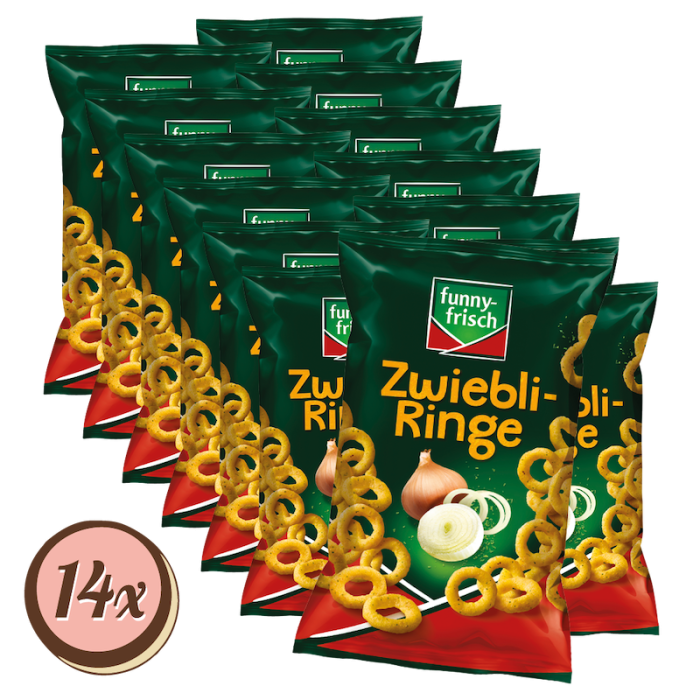 Multipack: 14x funny-frisch Zwiebli-Ringe à 80g