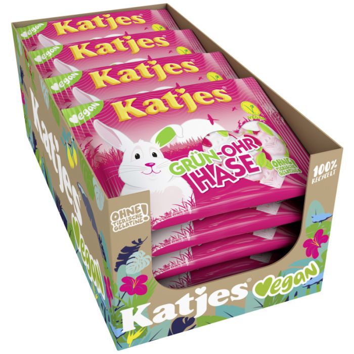 Multipack: 16x Katjes Grün-Ohr Hase à 175g