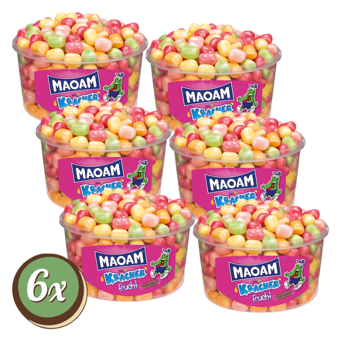 Multipack: 6x Maoam Fruchtkracher à 1,200kg