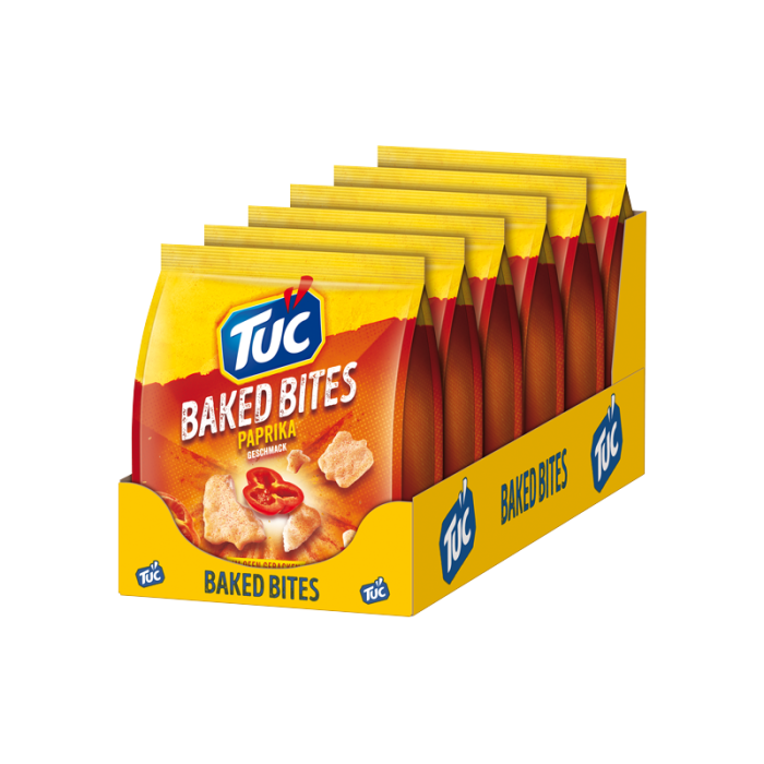 Multipack: 6x TUC Baked Bites Paprika 110g