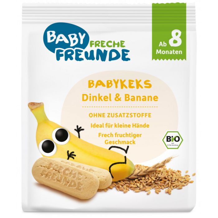 Freche Freunde Bio Babykekse Dinkel-Banane 100g