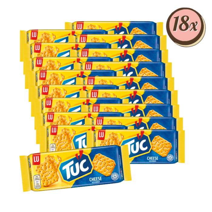 Multikarton: 18x Tuc Cheese à 100g