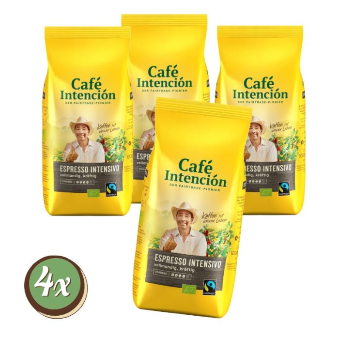 Multipack: 4x Café Intención Espresso Intensivo á 1000g