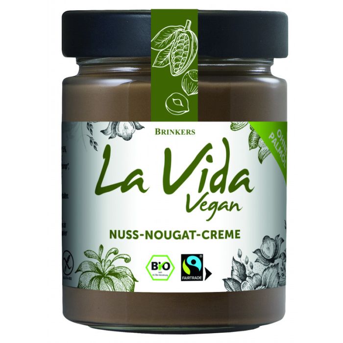 Brinkers LA VIDA Bio Nuss-Nougatcreme 270g vegan