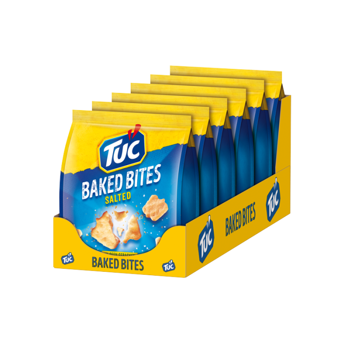 Multipack: 6x TUC Baked Bites Salted 110g