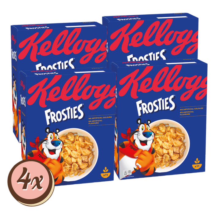 Multipack: 4x Kellogg's Frosties à 330g