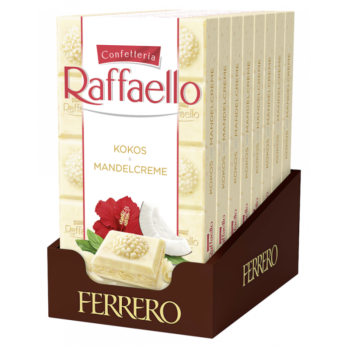 Multipack: 8x Ferrero Raffaello Tafel je 90g