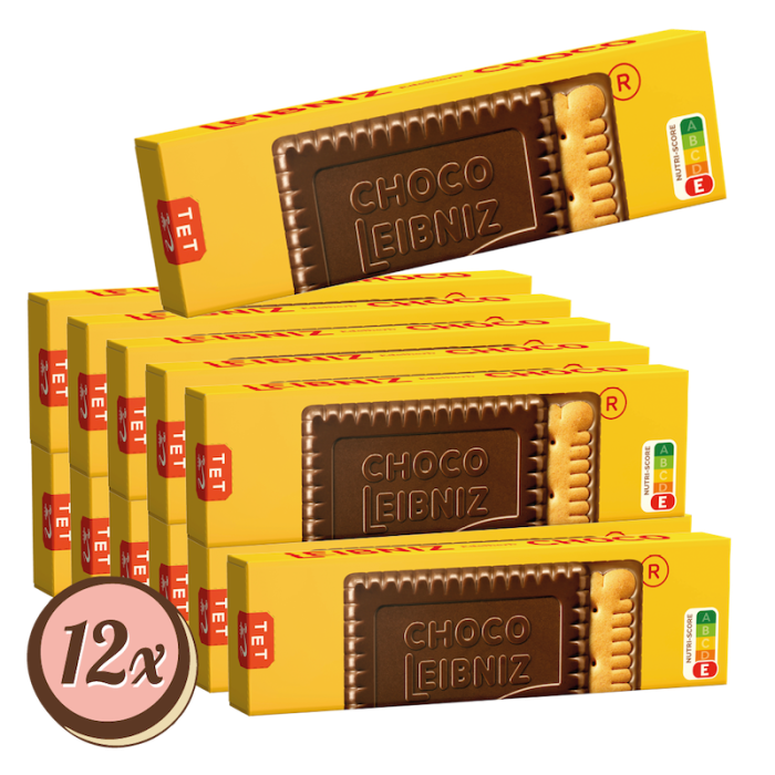 Multipack: 12x Bahlsen Leibniz Choco Edelherb á 125g